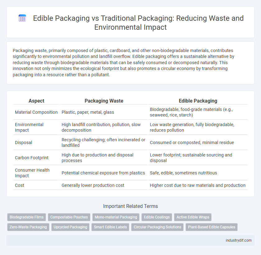 Edible Packaging vs Traditional Packaging: Reducing Waste and Environmental Impact