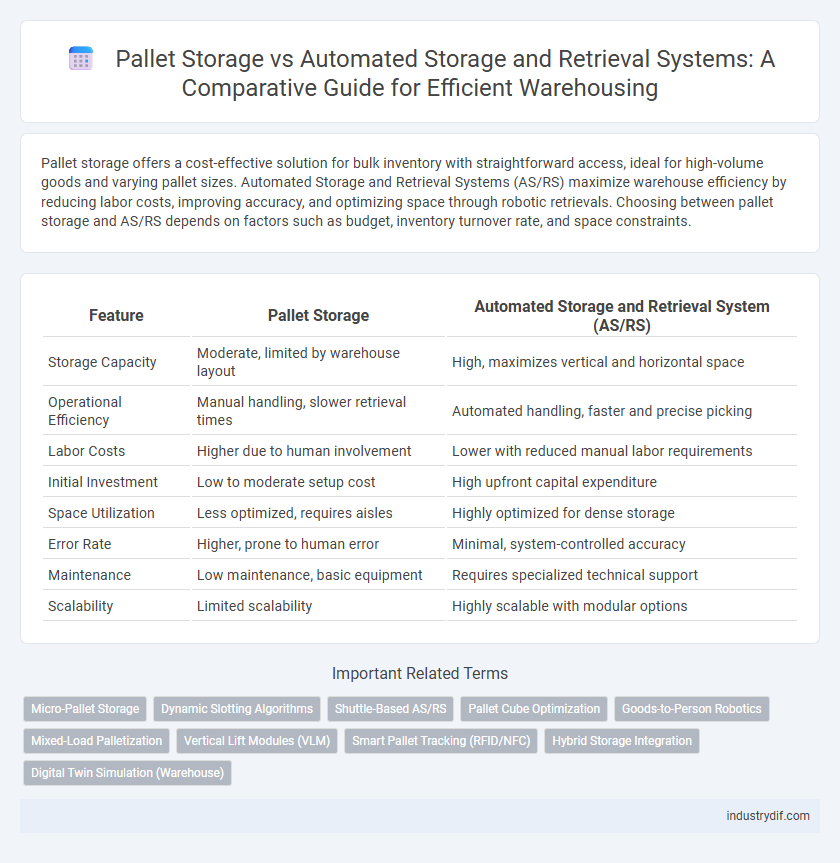 Pallet Storage vs Automated Storage and Retrieval Systems: A Comparative Guide for Efficient Warehousing