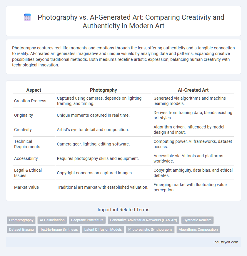 Photography vs. AI-Generated Art: Comparing Creativity and Authenticity in Modern Art
