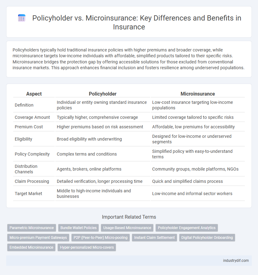 Policyholder vs. Microinsurance: Key Differences and Benefits in Insurance