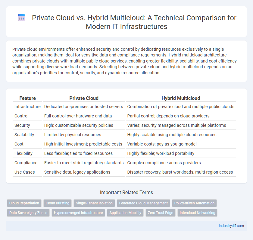 Private Cloud vs. Hybrid Multicloud: A Technical Comparison for Modern IT Infrastructures