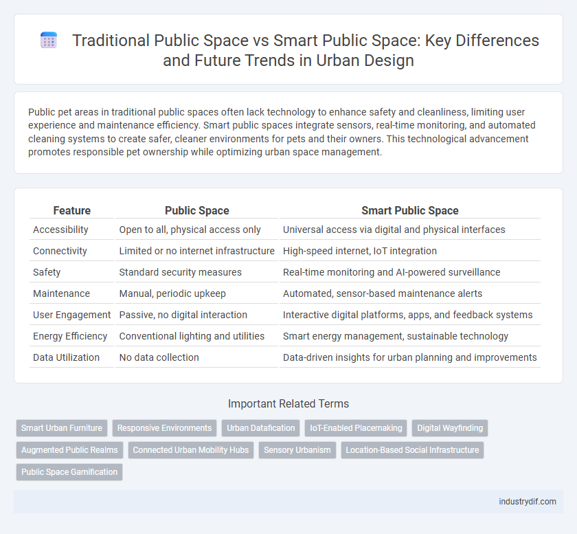 Traditional Public Space vs Smart Public Space: Key Differences and Future Trends in Urban Design