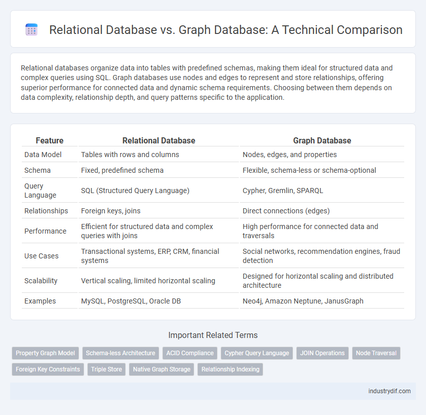 Relational Database vs. Graph Database: A Technical Comparison