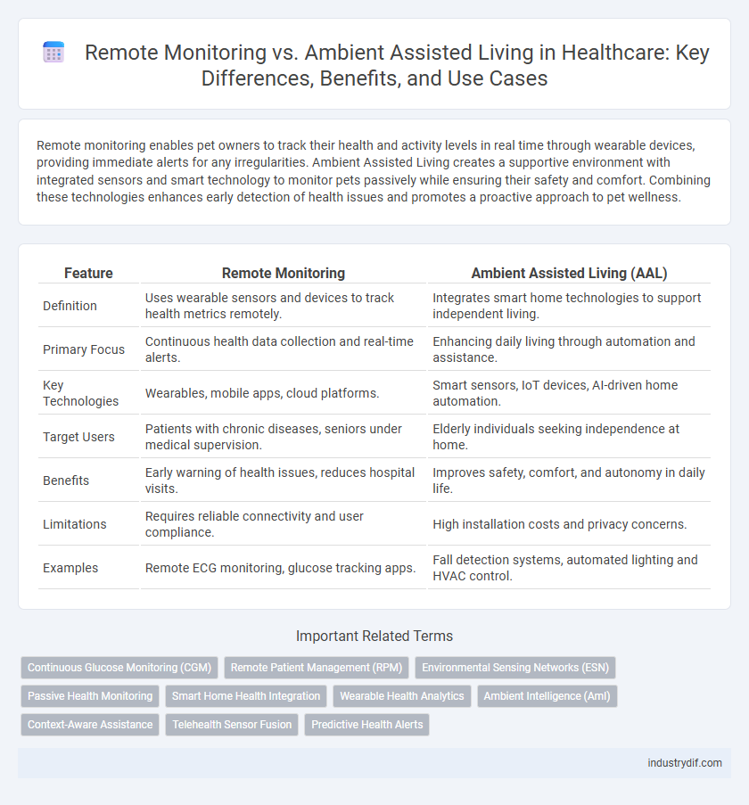 Remote Monitoring vs. Ambient Assisted Living in Healthcare: Key Differences, Benefits, and Use Cases
