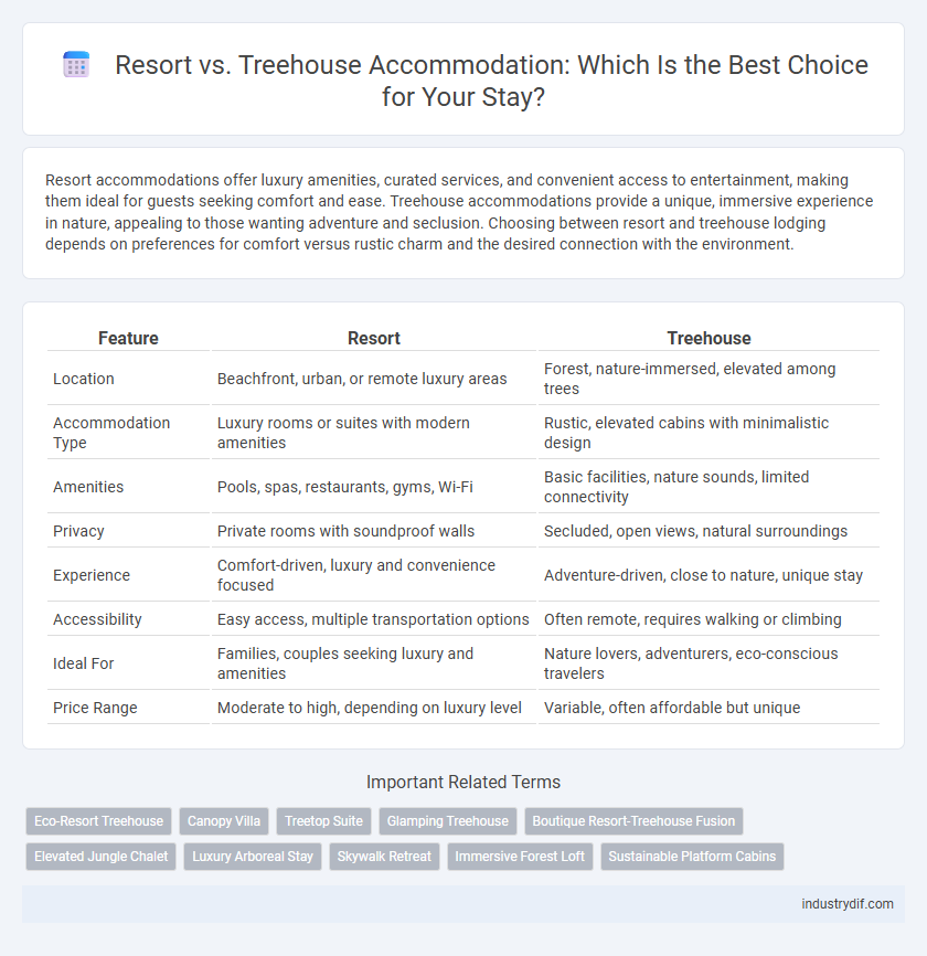 Resort vs. Treehouse Accommodation: Which Is the Best Choice for Your Stay?