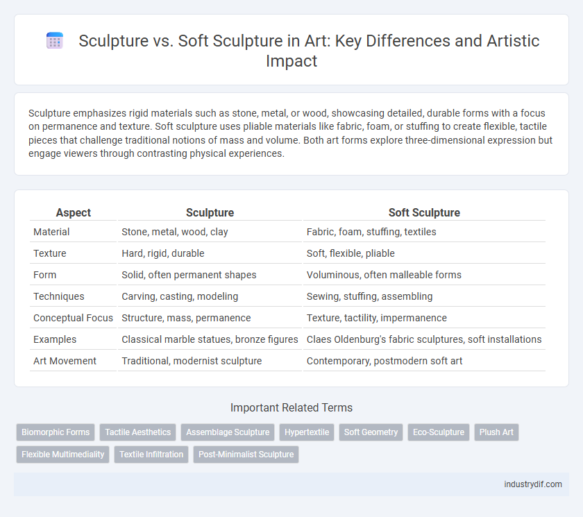 Sculpture vs. Soft Sculpture in Art: Key Differences and Artistic Impact