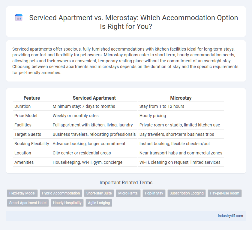 Serviced Apartment vs. Microstay: Which Accommodation Option Is Right for You?