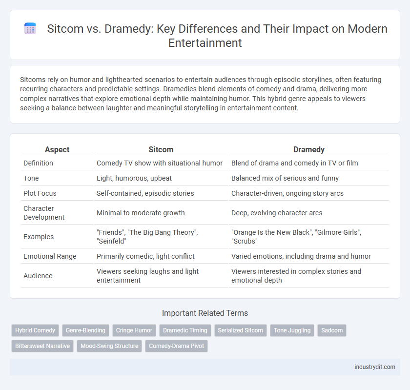 Sitcom vs. Dramedy: Key Differences and Their Impact on Modern Entertainment