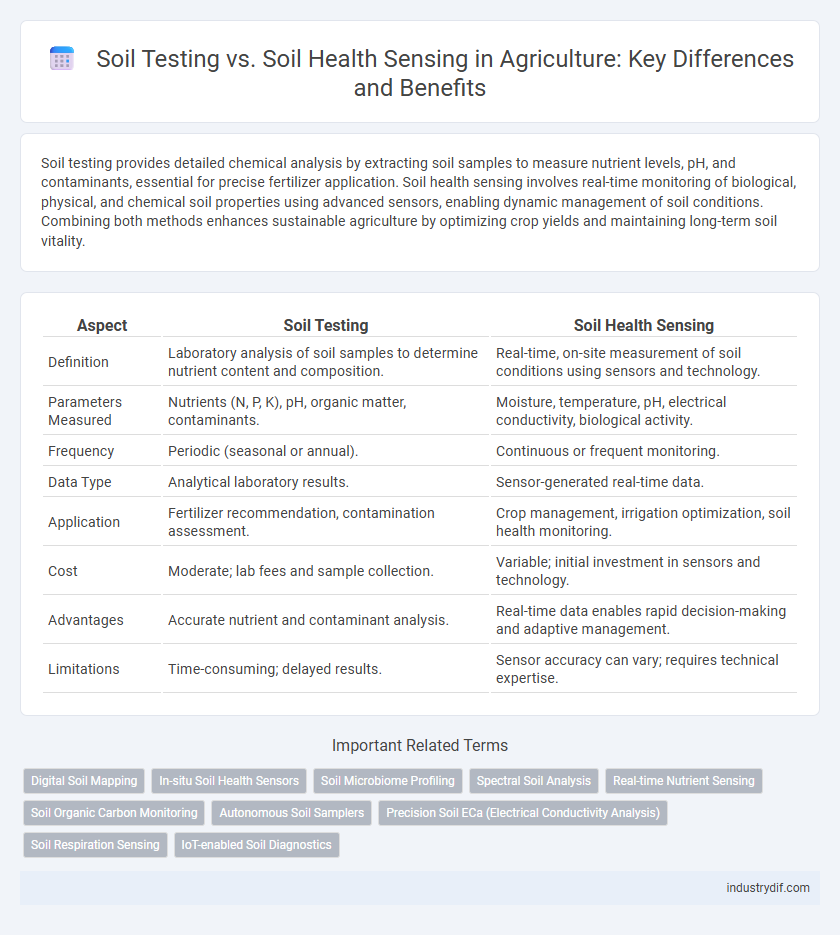 Soil Testing vs. Soil Health Sensing in Agriculture: Key Differences and Benefits