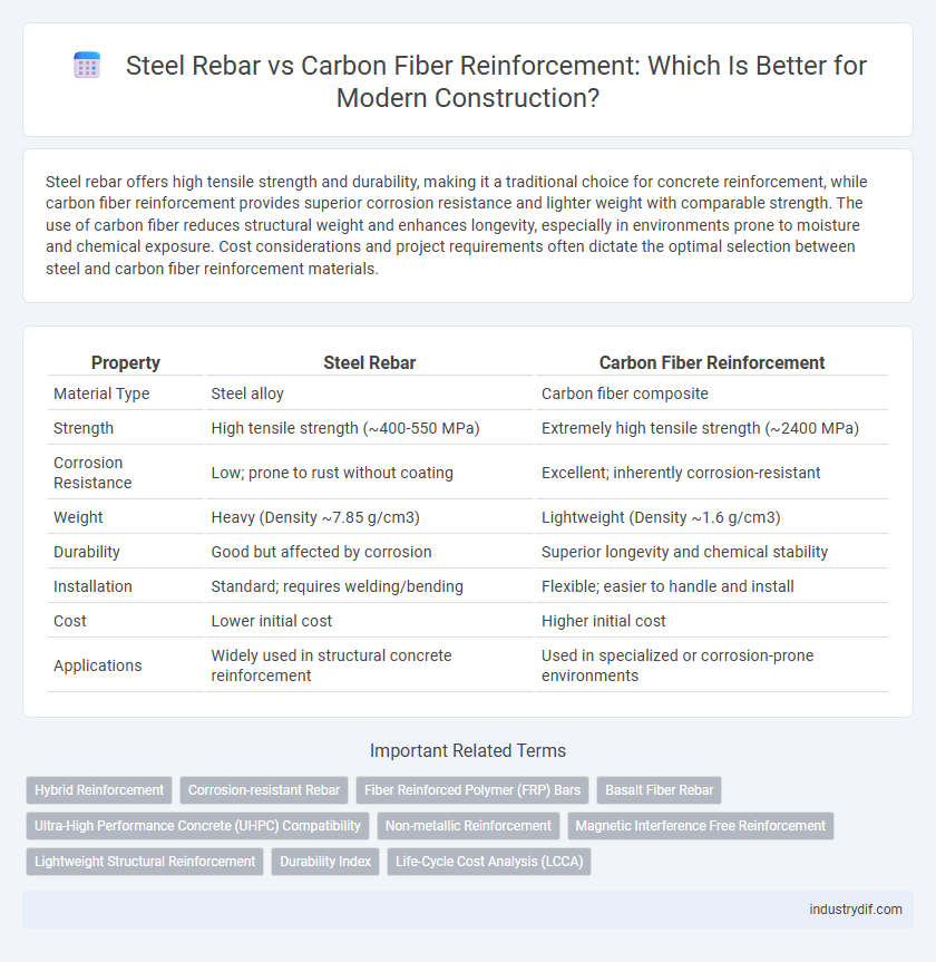 Steel Rebar vs Carbon Fiber Reinforcement: Which Is Better for Modern Construction?