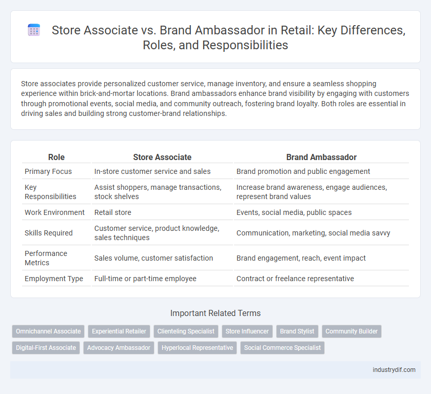 Store Associate vs. Brand Ambassador in Retail: Key Differences, Roles, and Responsibilities