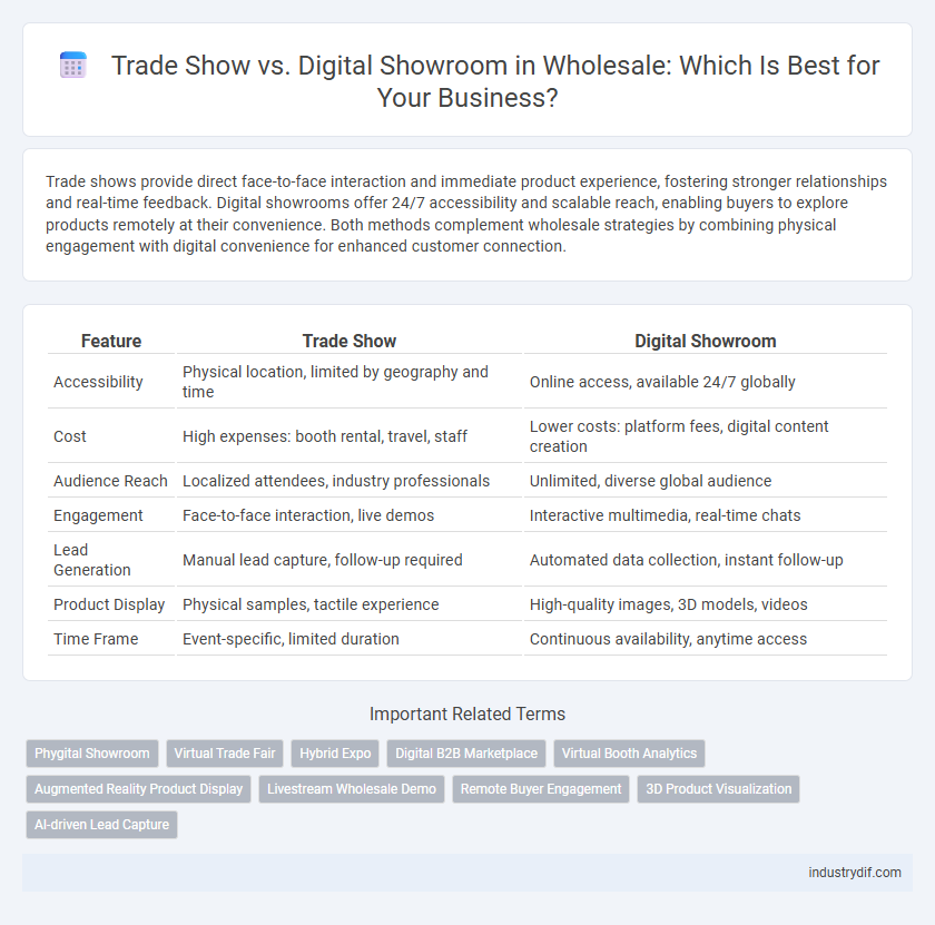 Trade Show vs. Digital Showroom in Wholesale: Which Is Best for Your Business?