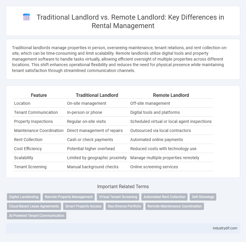 Traditional Landlord vs. Remote Landlord: Key Differences in Rental Management