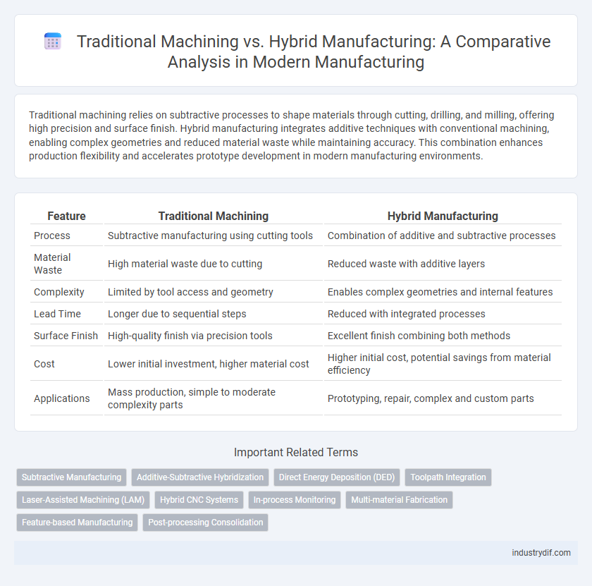 Traditional Machining vs. Hybrid Manufacturing: A Comparative Analysis in Modern Manufacturing