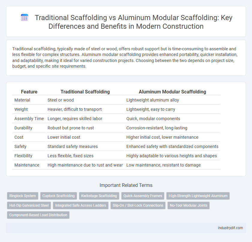 Traditional Scaffolding vs Aluminum Modular Scaffolding: Key Differences and Benefits in Modern Construction
