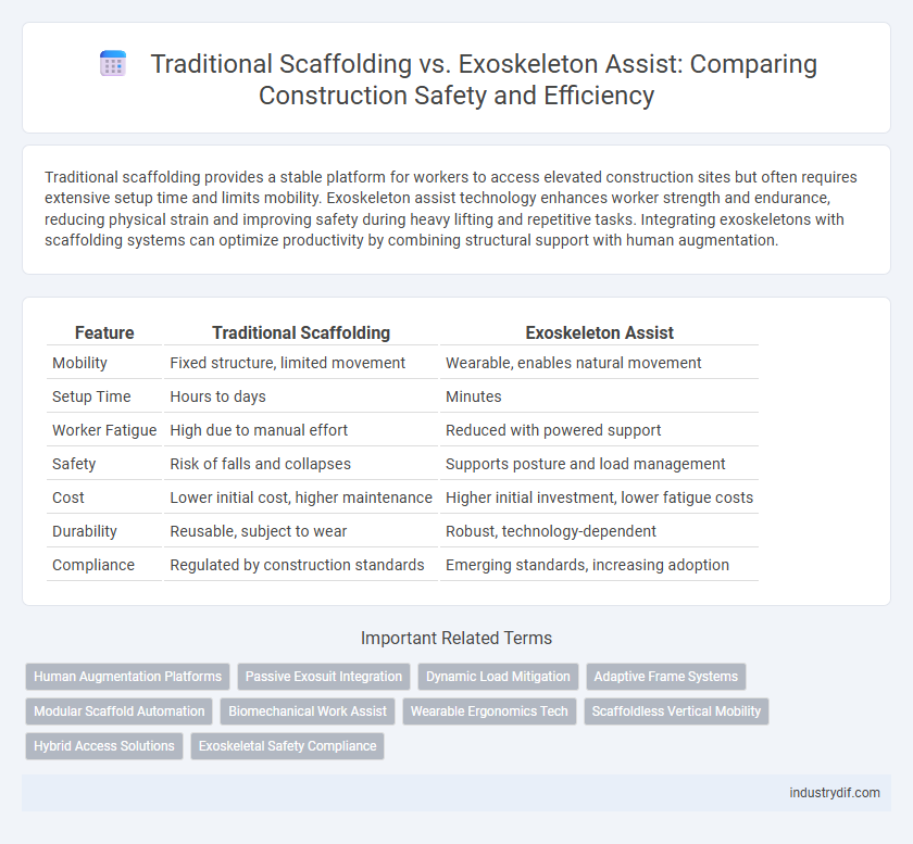 Traditional Scaffolding vs. Exoskeleton Assist: Comparing Construction Safety and Efficiency