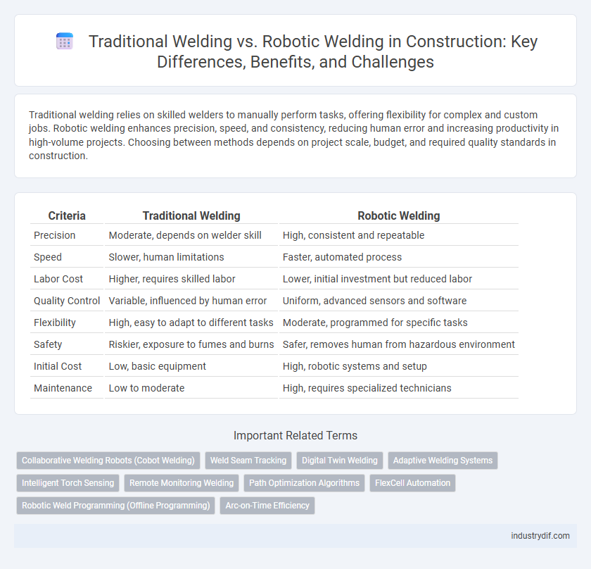 Traditional Welding vs. Robotic Welding in Construction: Key Differences, Benefits, and Challenges