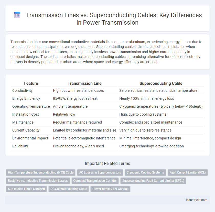Transmission Lines vs. Superconducting Cables: Key Differences in Power Transmission