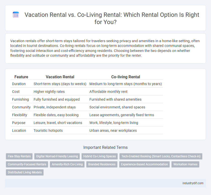 Vacation Rental vs. Co-Living Rental: Which Rental Option Is Right for You?