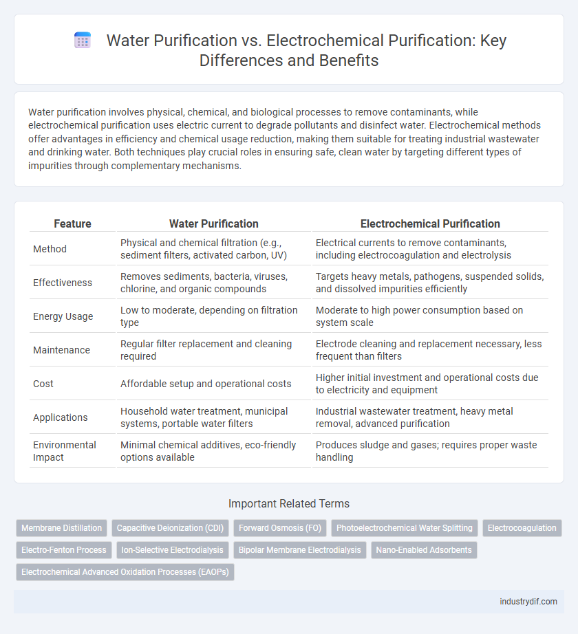 Water Purification vs. Electrochemical Purification: Key Differences and Benefits