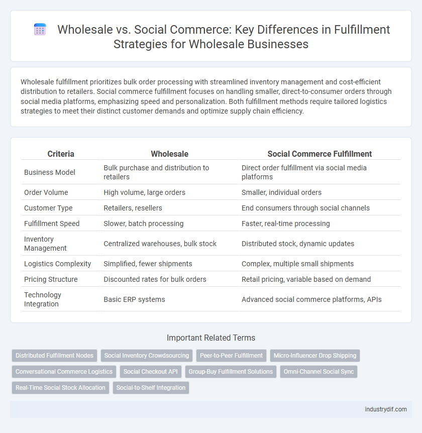 Wholesale vs. Social Commerce: Key Differences in Fulfillment Strategies for Wholesale Businesses