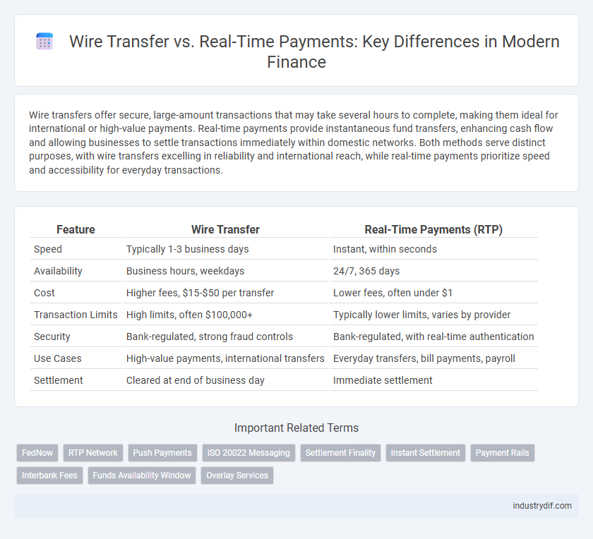 Wire Transfer vs. Real-Time Payments: Key Differences in Modern Finance