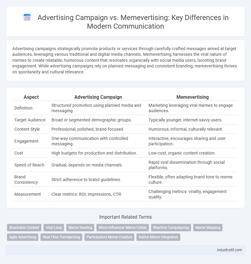 Advertising Campaign vs. Memevertising: Key Differences in Modern Communication