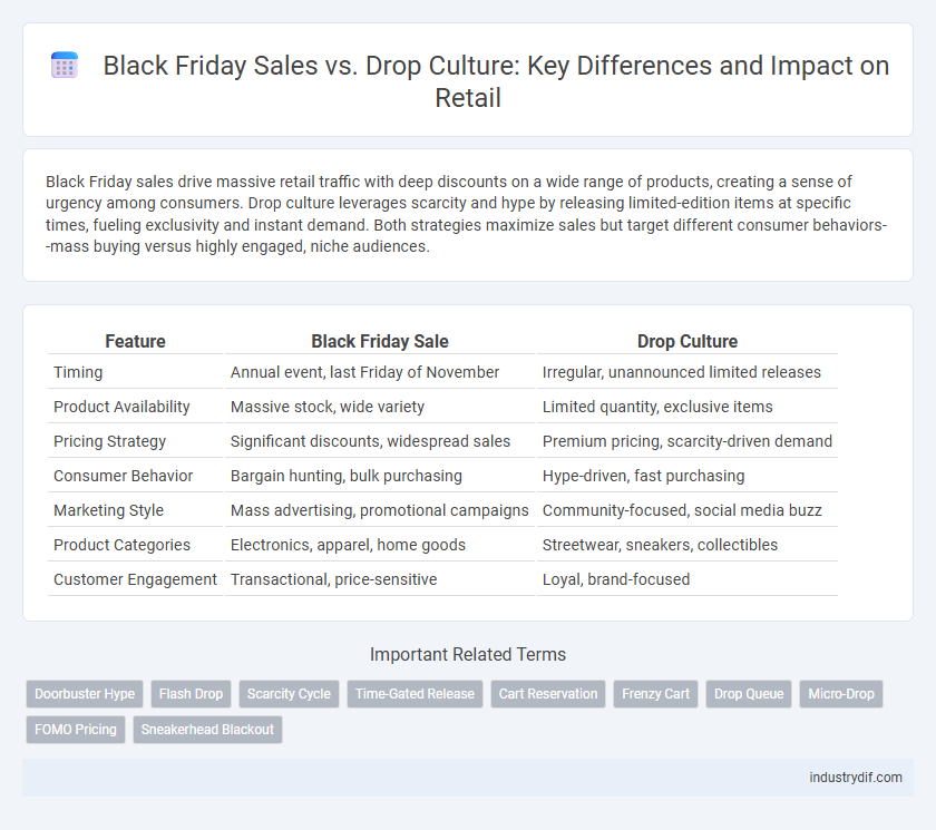 Black Friday Sales vs. Drop Culture: Key Differences and Impact on Retail