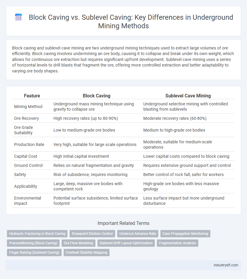 Block Caving vs. Sublevel Caving: Key Differences in Underground Mining Methods