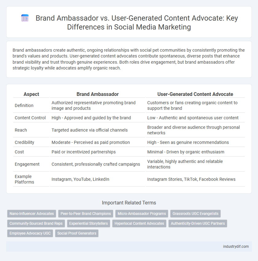 Brand Ambassador vs. User-Generated Content Advocate: Key Differences in Social Media Marketing