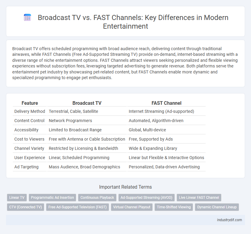 Broadcast TV vs. FAST Channels: Key Differences in Modern Entertainment
