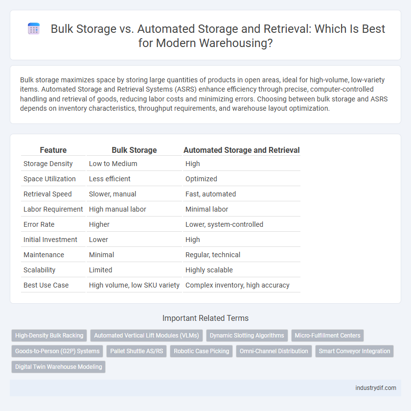 Bulk Storage vs. Automated Storage and Retrieval: Which Is Best for Modern Warehousing?