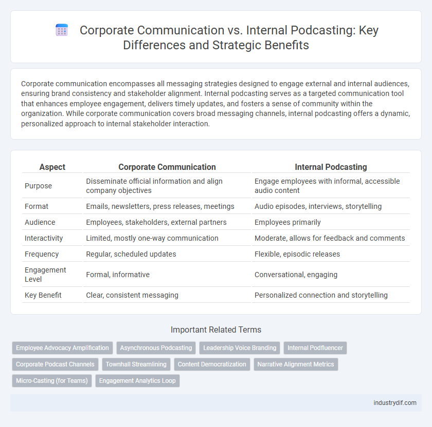 Corporate Communication vs. Internal Podcasting: Key Differences and Strategic Benefits