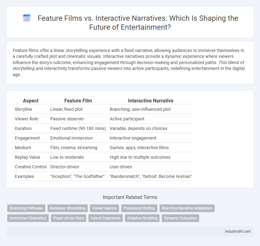 Feature Films vs. Interactive Narratives: Which Is Shaping the Future of Entertainment?