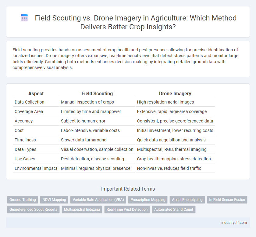 Field Scouting vs. Drone Imagery in Agriculture: Which Method Delivers Better Crop Insights?
