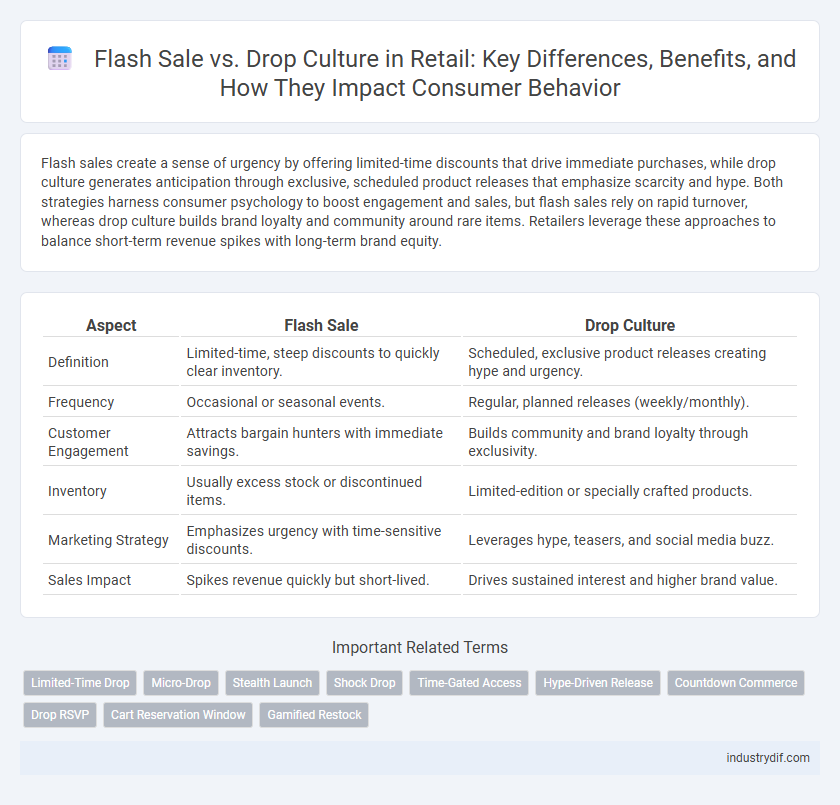Flash Sale vs. Drop Culture in Retail: Key Differences, Benefits, and How They Impact Consumer Behavior