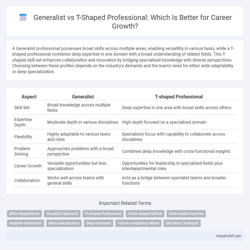 Generalist vs T-Shaped Professional: Which Is Better for Career Growth?