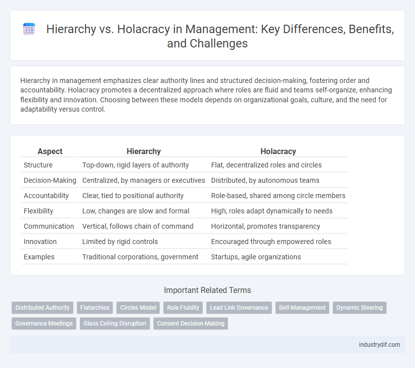 Hierarchy vs. Holacracy in Management: Key Differences, Benefits, and Challenges