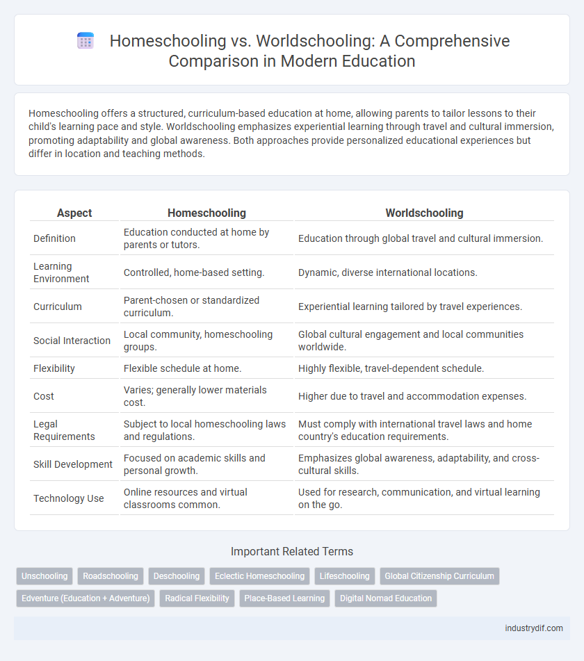 Homeschooling vs. Worldschooling: A Comprehensive Comparison in Modern Education