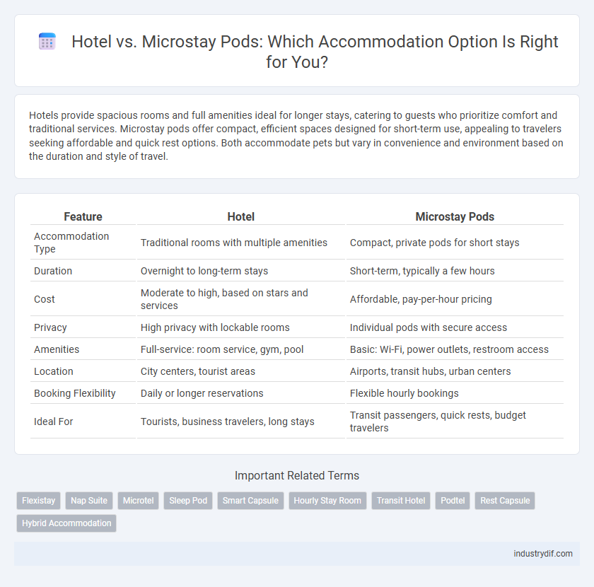 Hotel vs. Microstay Pods: Which Accommodation Option Is Right for You?