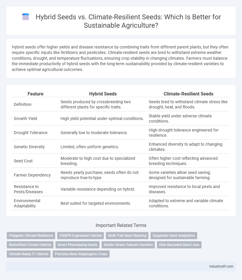 Hybrid Seeds vs. Climate-Resilient Seeds: Which Is Better for Sustainable Agriculture?