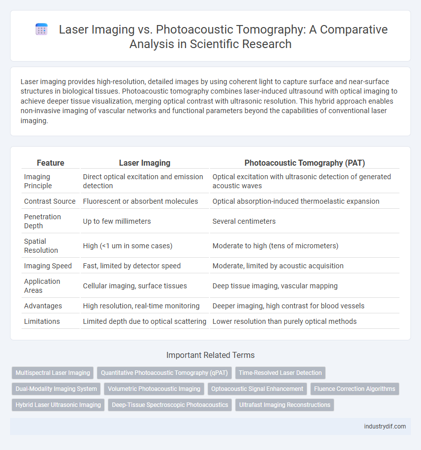 Laser Imaging vs. Photoacoustic Tomography: A Comparative Analysis in Scientific Research