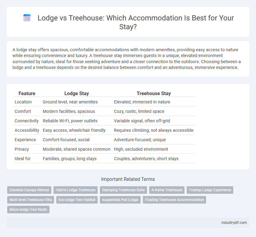 Lodge vs Treehouse: Which Accommodation Is Best for Your Stay?