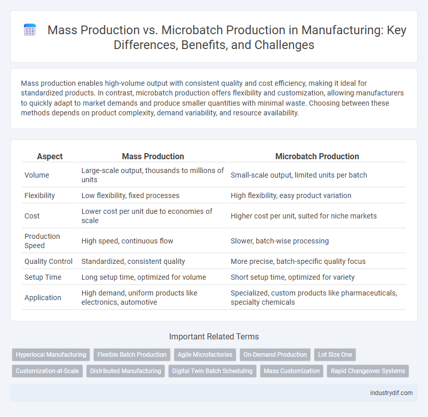 Mass Production vs. Microbatch Production in Manufacturing: Key Differences, Benefits, and Challenges