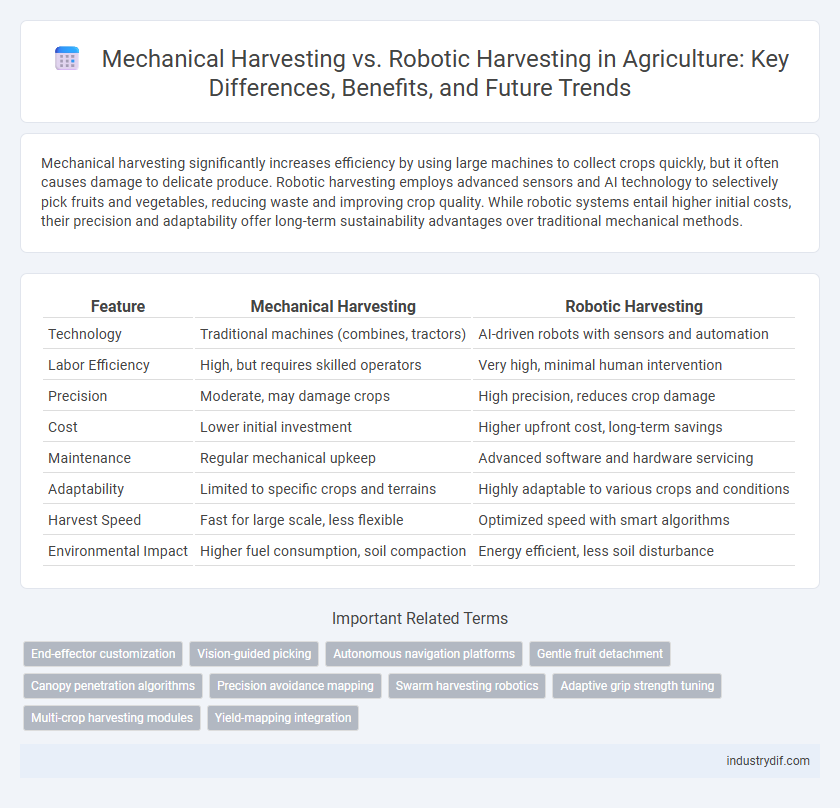 Mechanical Harvesting vs. Robotic Harvesting in Agriculture: Key Differences, Benefits, and Future Trends