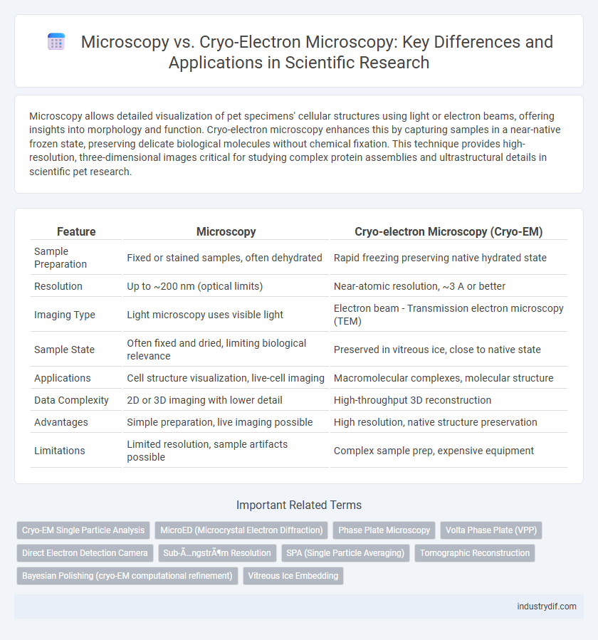 Microscopy vs. Cryo-Electron Microscopy: Key Differences and Applications in Scientific Research