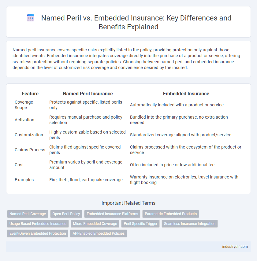 Named Peril vs. Embedded Insurance: Key Differences and Benefits Explained