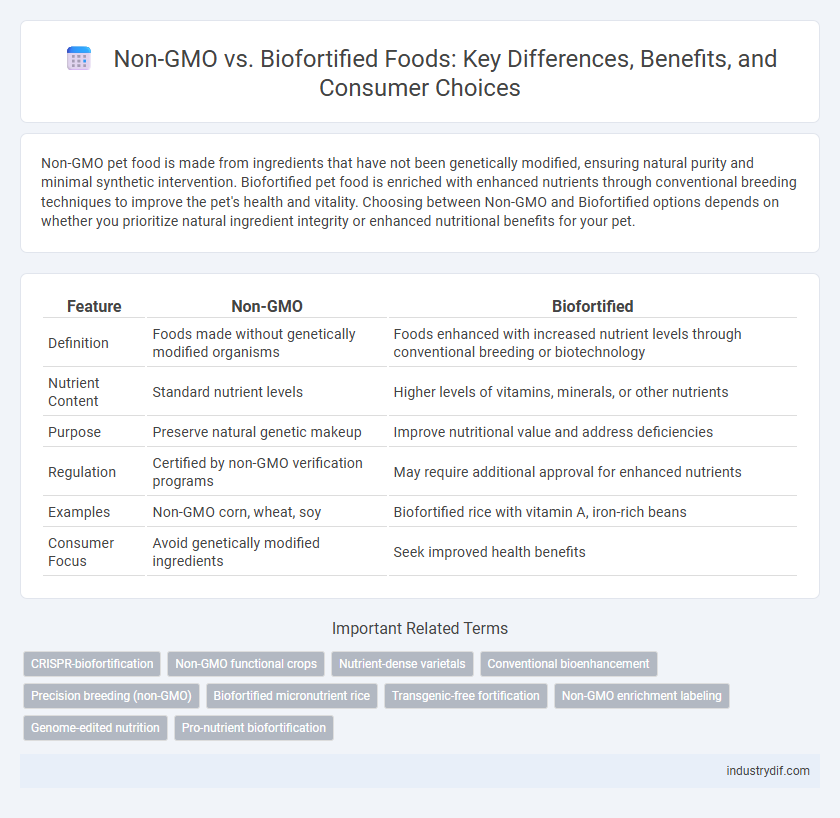 Non-GMO vs. Biofortified Foods: Key Differences, Benefits, and Consumer Choices