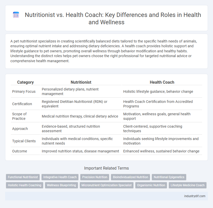 Nutritionist vs. Health Coach: Key Differences and Roles in Health and Wellness