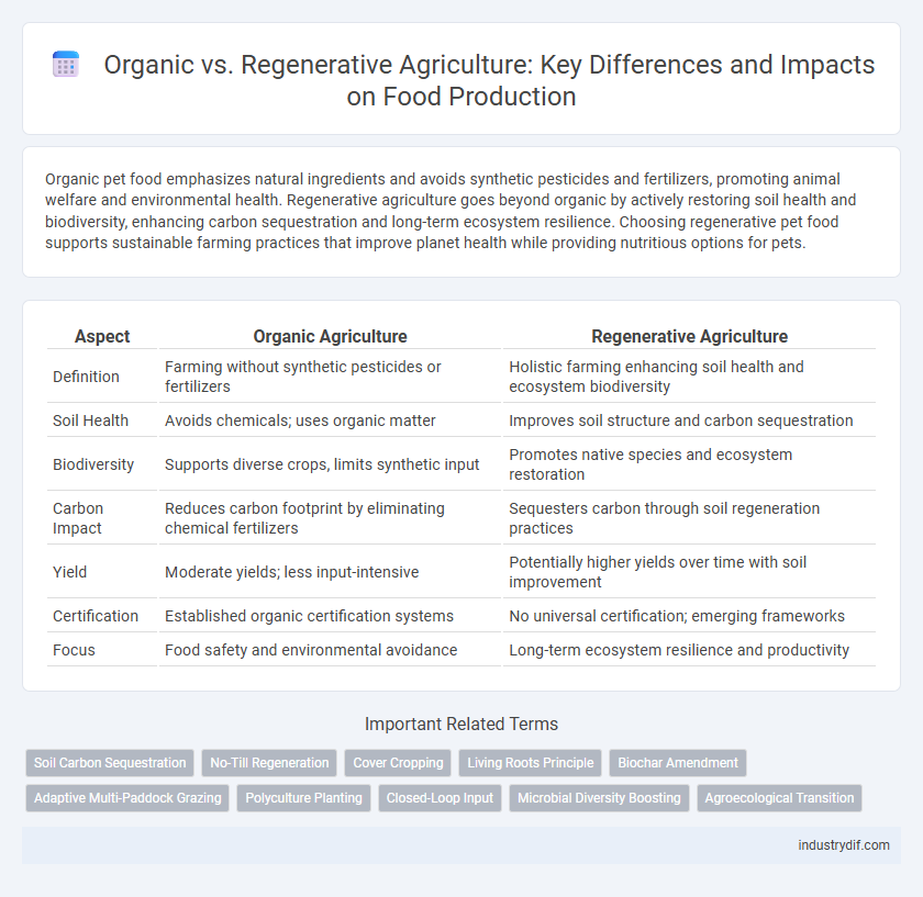 Organic vs. Regenerative Agriculture: Key Differences and Impacts on Food Production